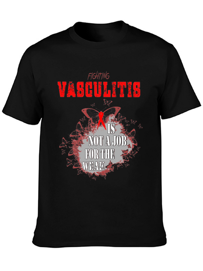 Camiseta Negra Lucha Vasculitis