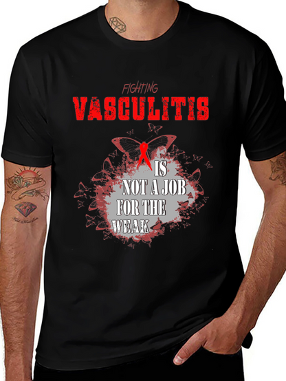 Camiseta Negra Lucha Vasculitis