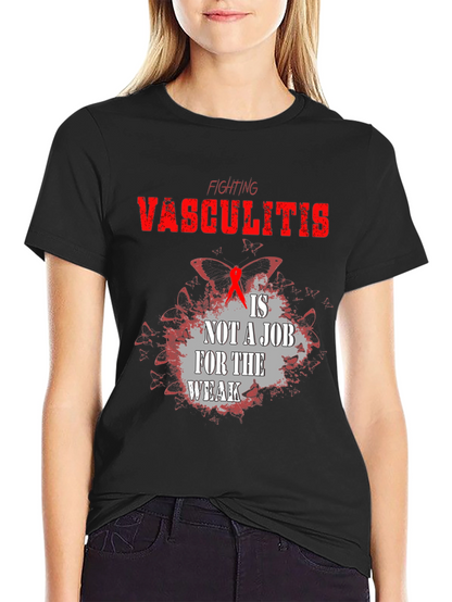 Camiseta Negra Lucha Vasculitis