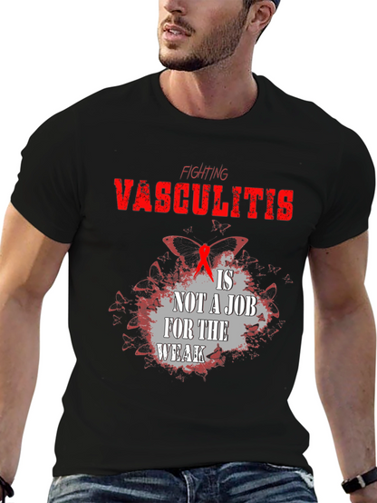 Camiseta Negra Lucha Vasculitis