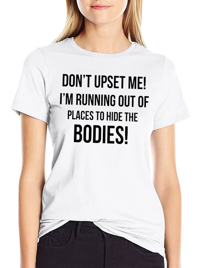 Camiseta Negra: ¡No Me Enfades!