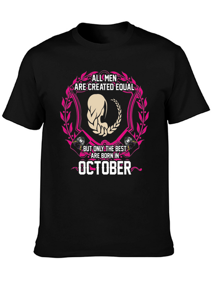 Camiseta Negra Hombres de Octubre - Edición Limitada
