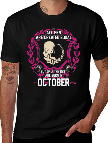 Camiseta Negra Hombres de Octubre - Edición Limitada