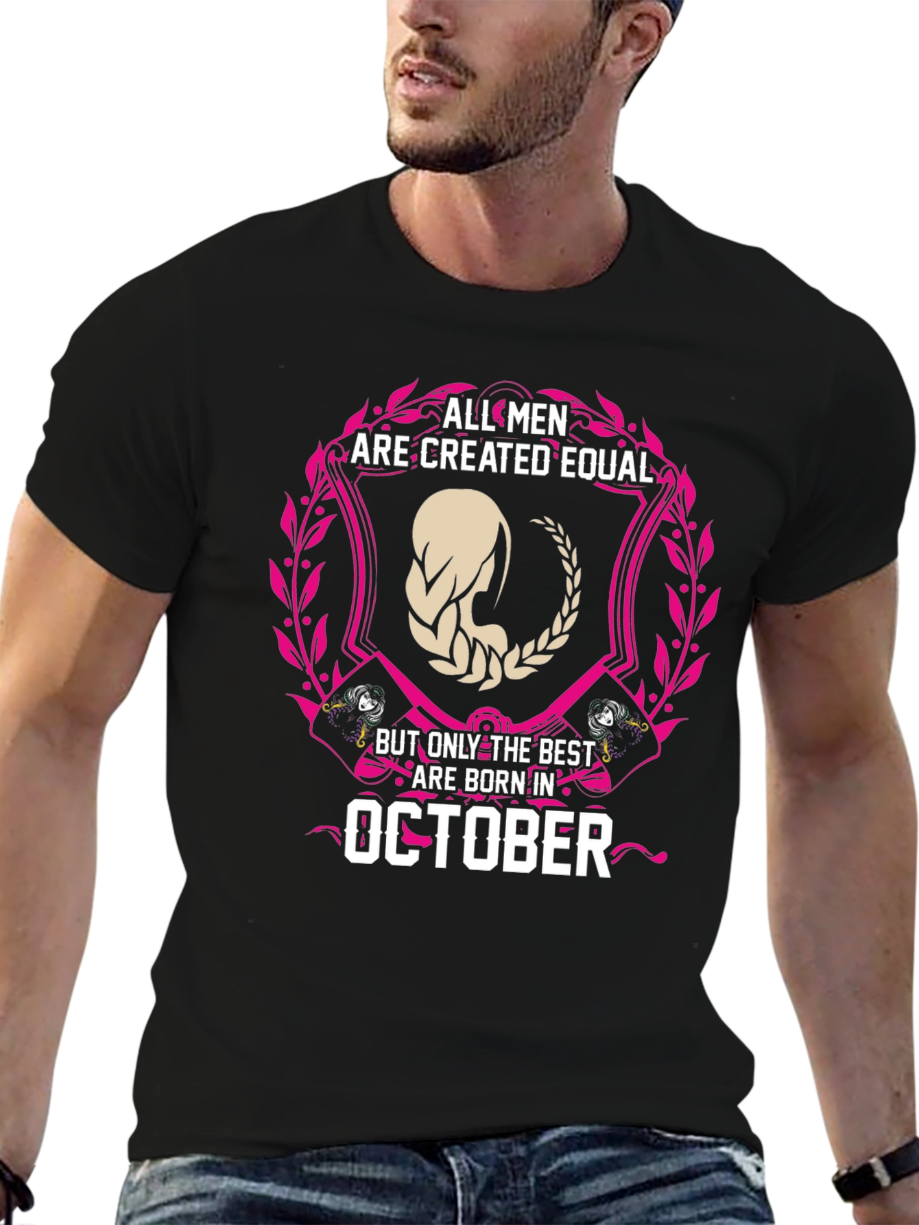 Camiseta Negra Hombres de Octubre - Edición Limitada