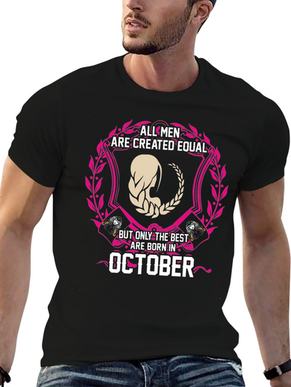 Camiseta Negra Hombres de Octubre - Edición Limitada