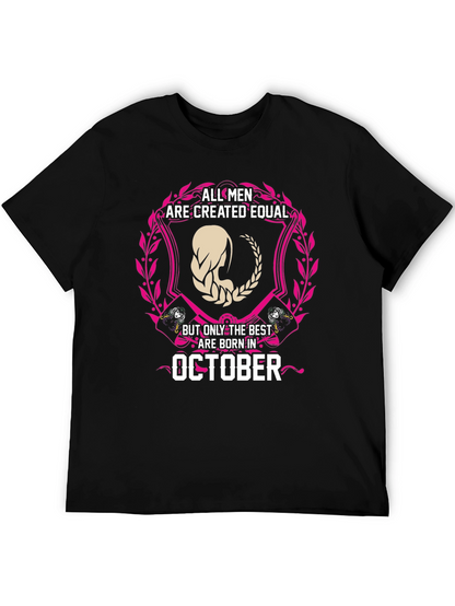 Camiseta Negra Hombres de Octubre - Edición Limitada