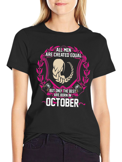 Camiseta Negra Hombres de Octubre - Edición Limitada