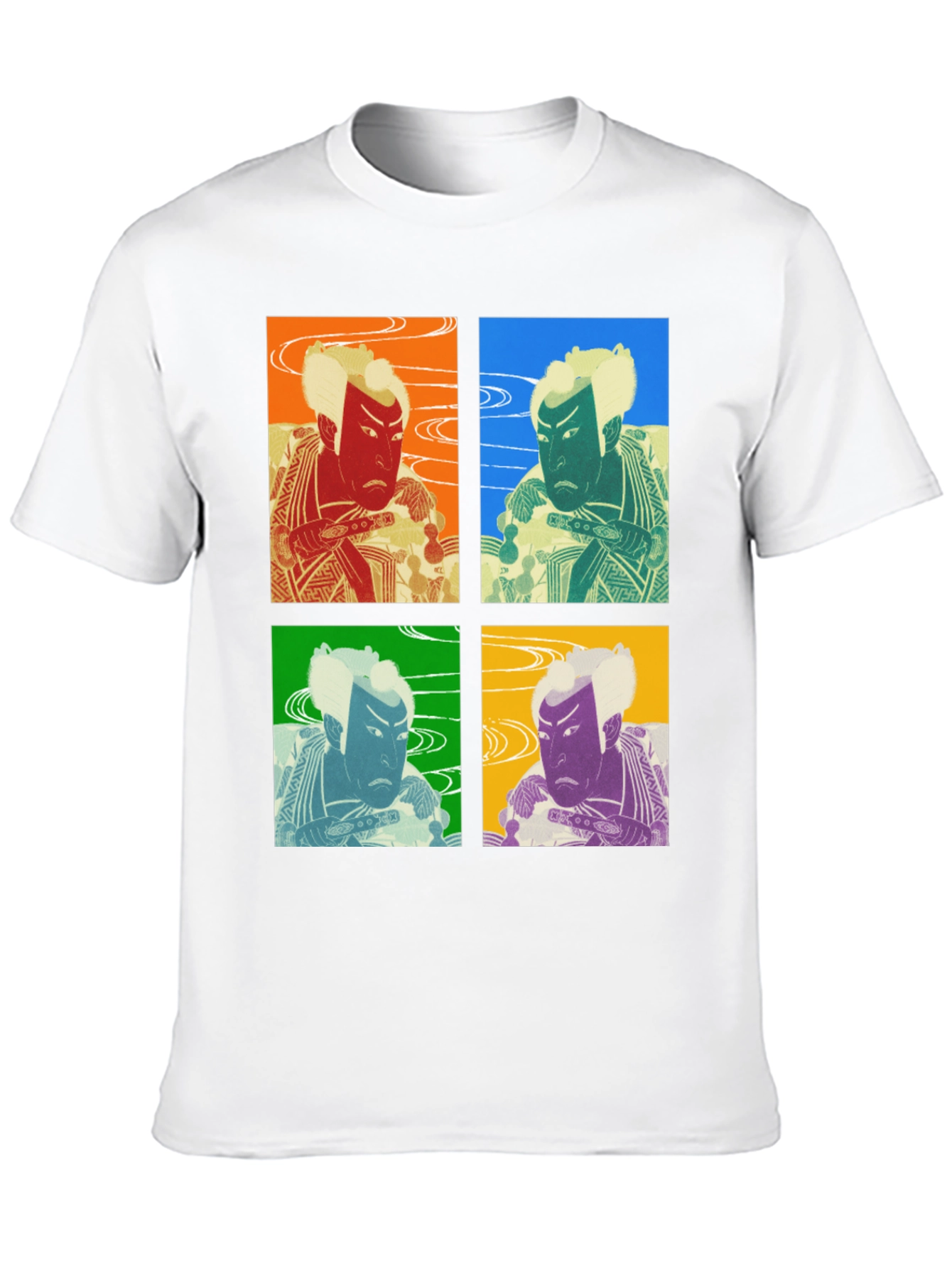 Camiseta Estampada Kabuki Pop Art
