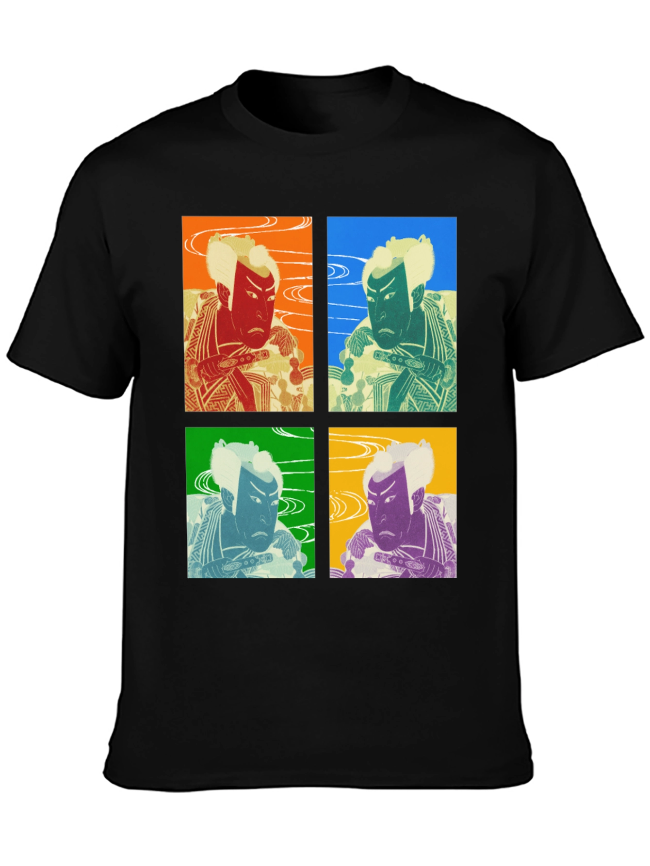 Camiseta Estampada Kabuki Pop Art