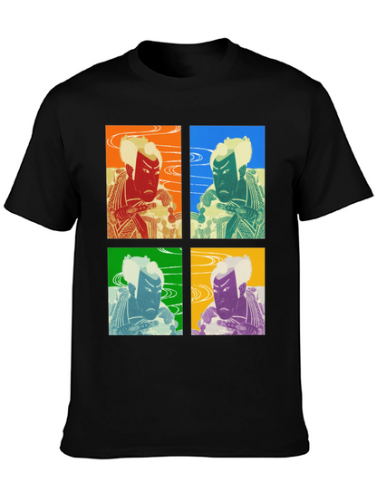 Camiseta Estampada Kabuki Pop Art