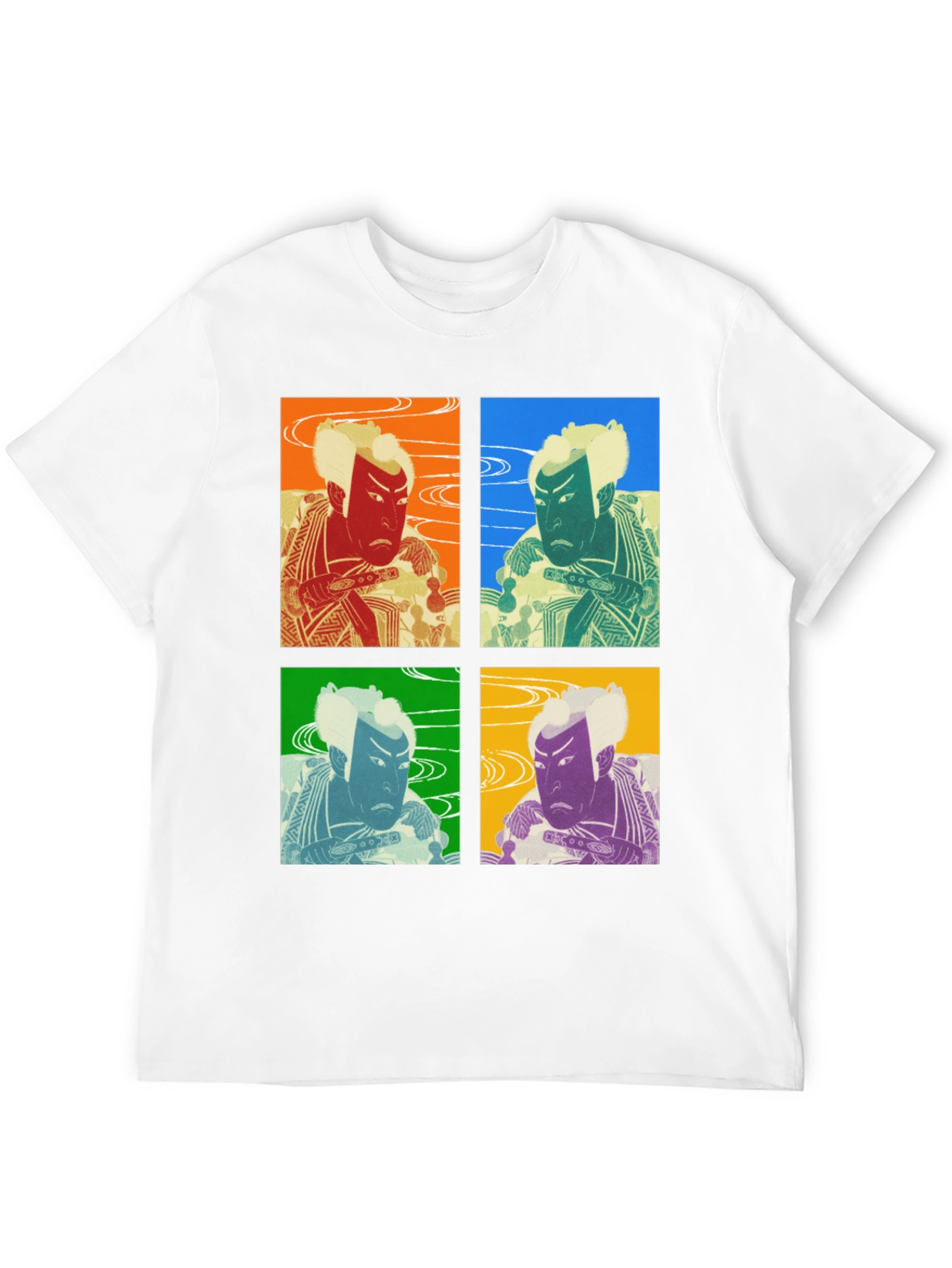 Camiseta Estampada Kabuki Pop Art