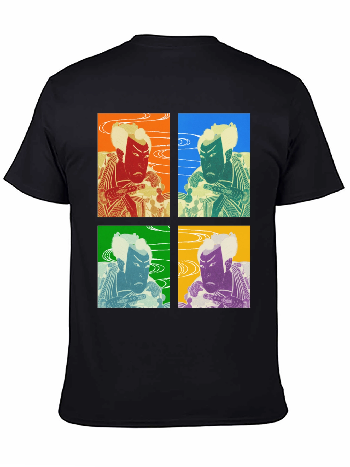 Camiseta Estampada Kabuki Pop Art