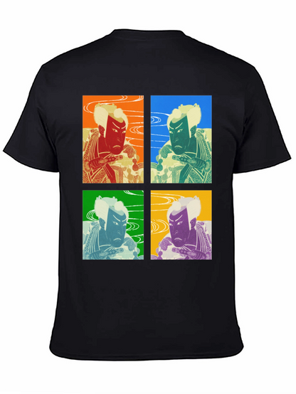 Camiseta Estampada Kabuki Pop Art