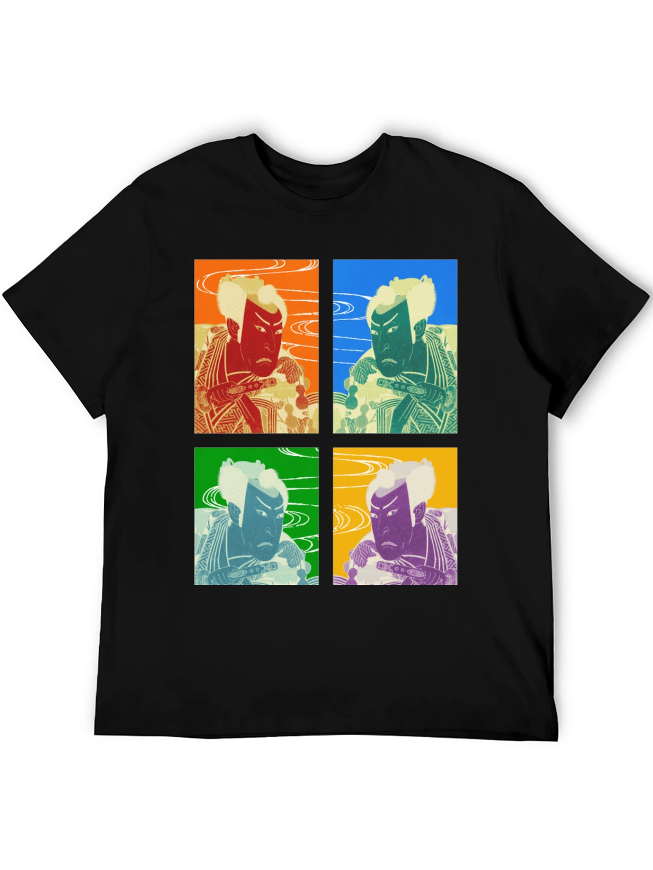 Camiseta Estampada Kabuki Pop Art