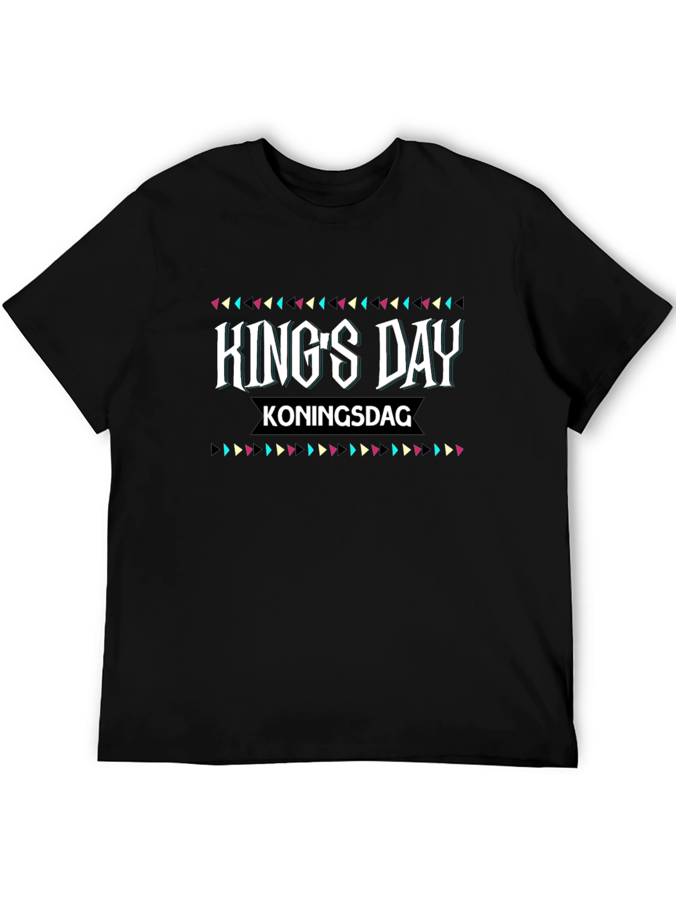 Camiseta Negra Día del Rey - Koningsdag