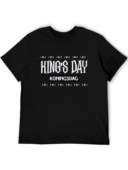 Camiseta Negra Día del Rey - Koningsdag