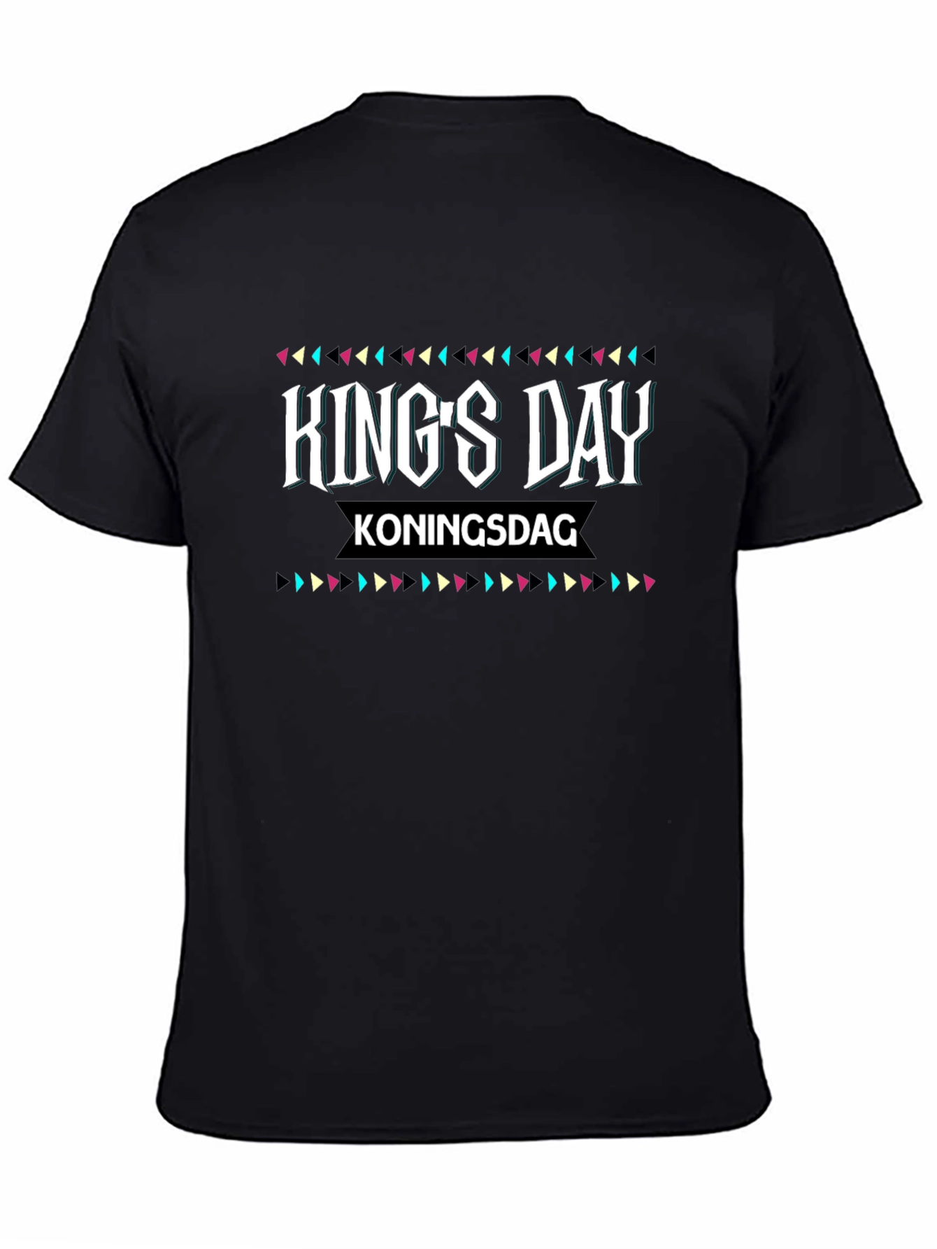 Camiseta Negra Día del Rey - Koningsdag