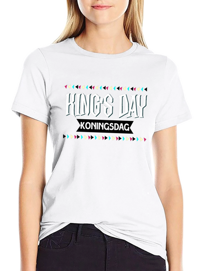 Camiseta Negra Día del Rey - Koningsdag
