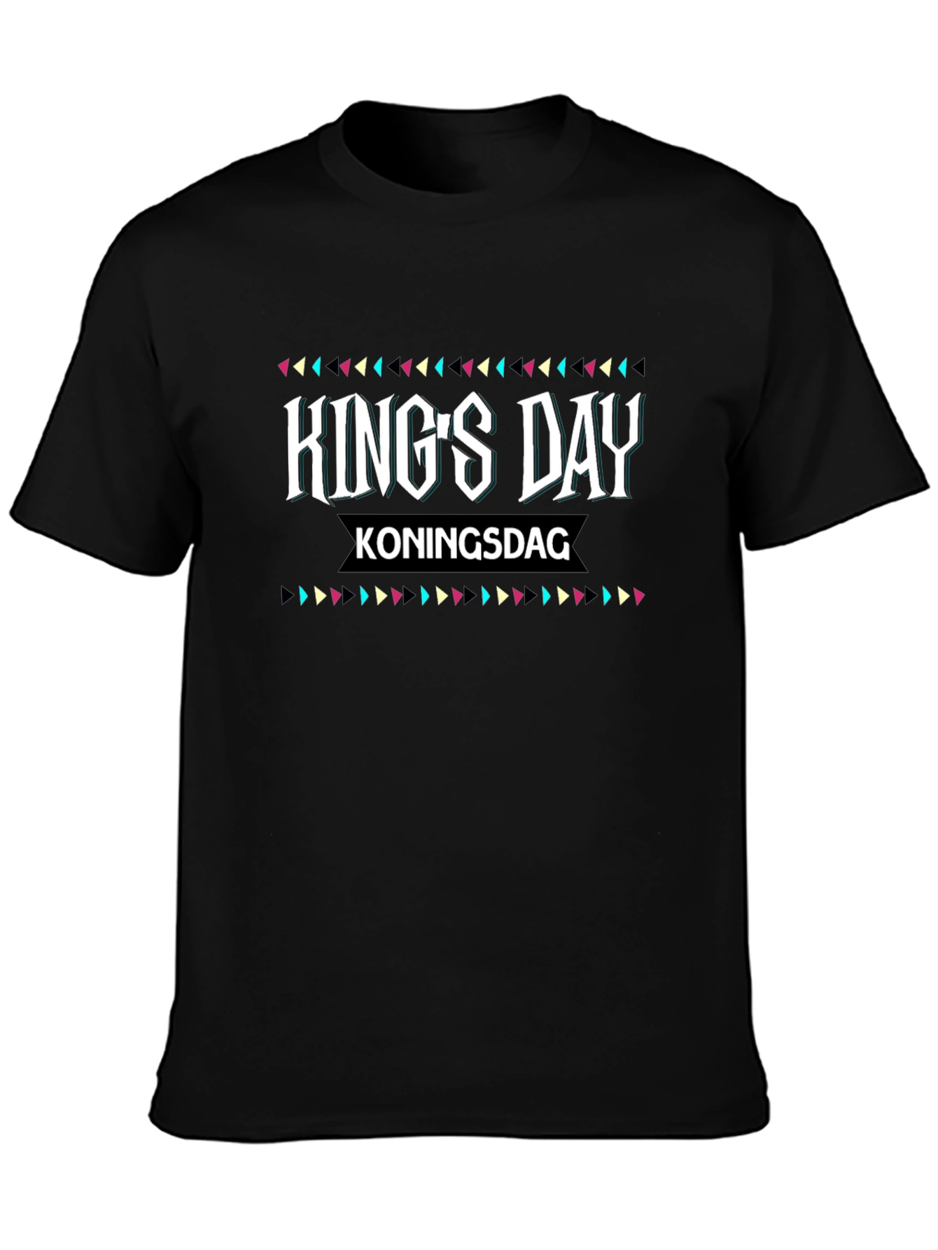 Camiseta Negra Día del Rey - Koningsdag