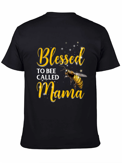 Camiseta Negra Blessed Mama Bee