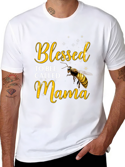 Camiseta Negra Blessed Mama Bee