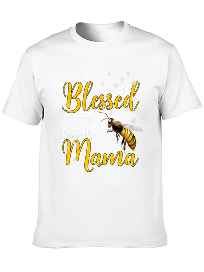 Camiseta Negra Blessed Mama Bee