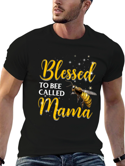 Camiseta Negra Blessed Mama Bee