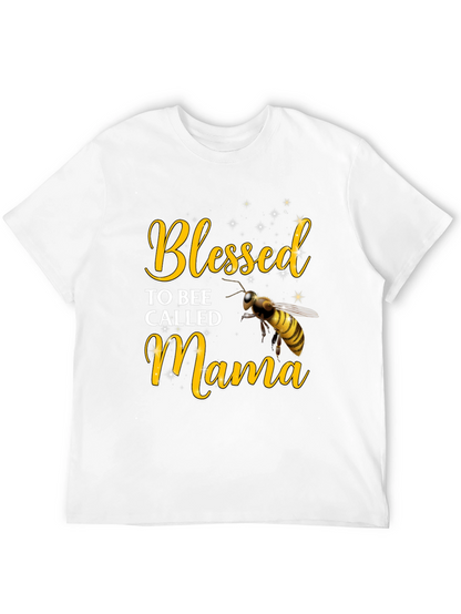 Camiseta Negra Blessed Mama Bee