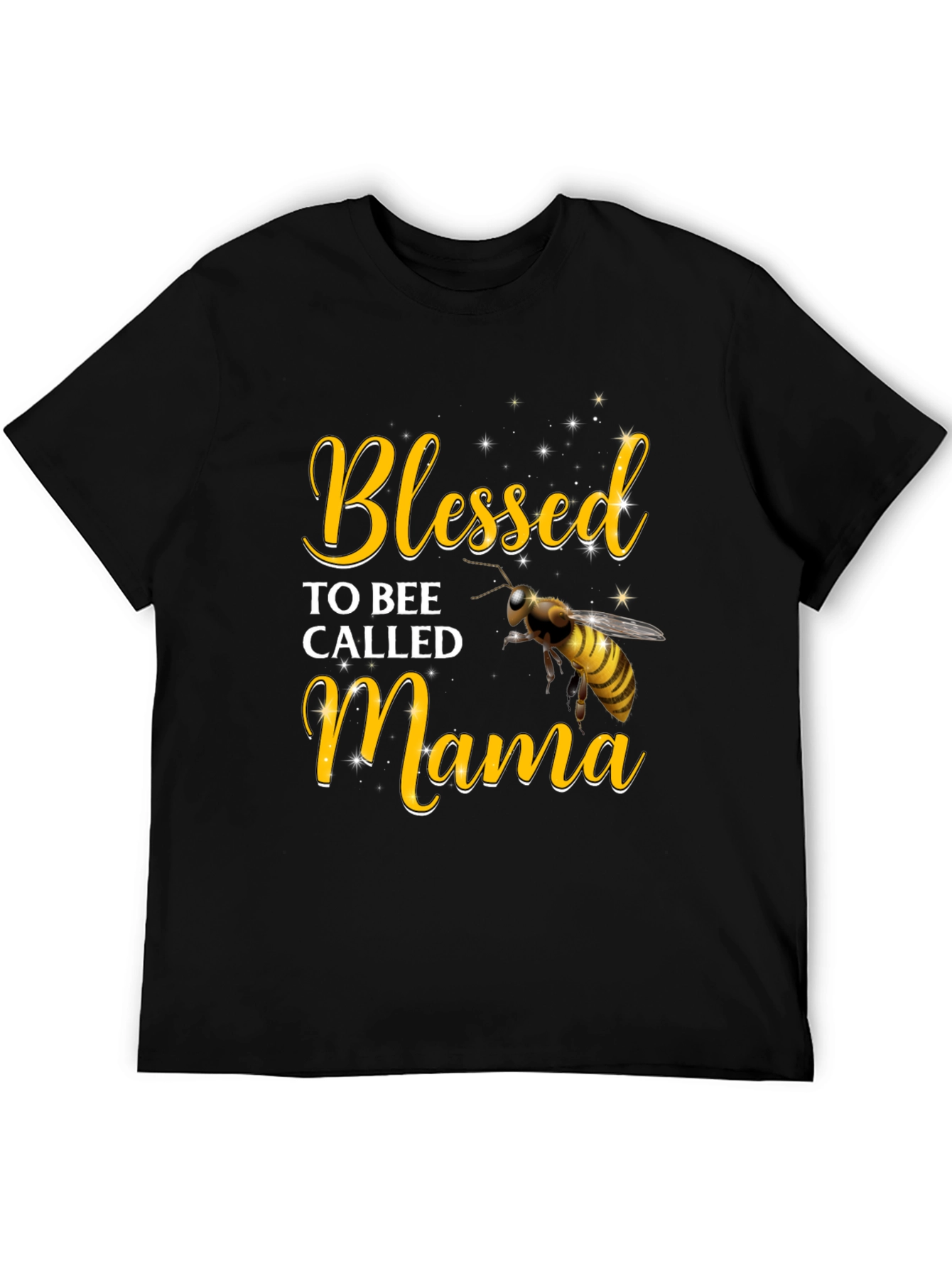 Camiseta Negra Blessed Mama Bee