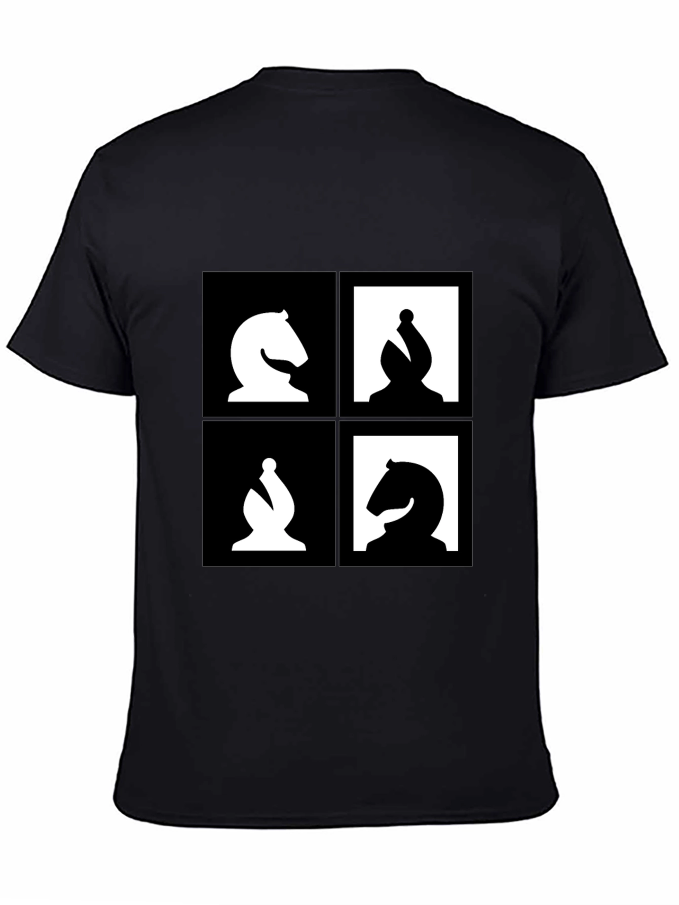 Camiseta Ajedrez Diseño Abstracto