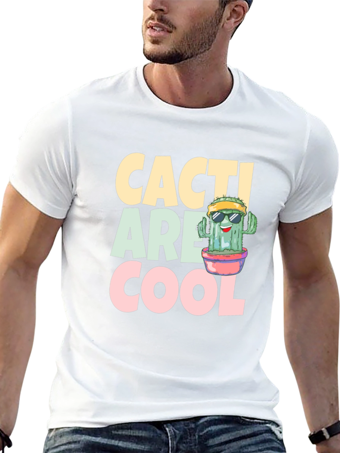 Camiseta Negra Cacti Are Cool