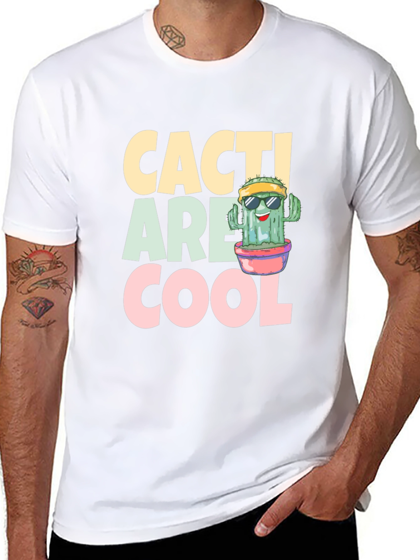 Camiseta Negra Cacti Are Cool