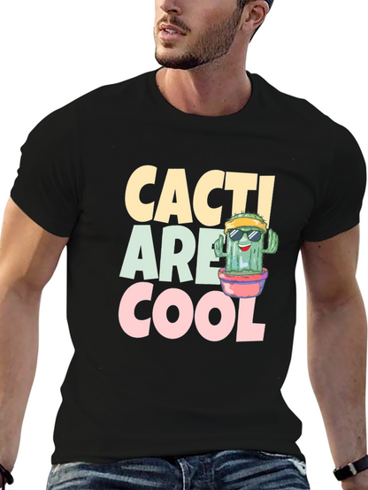 Camiseta Negra Cacti Are Cool