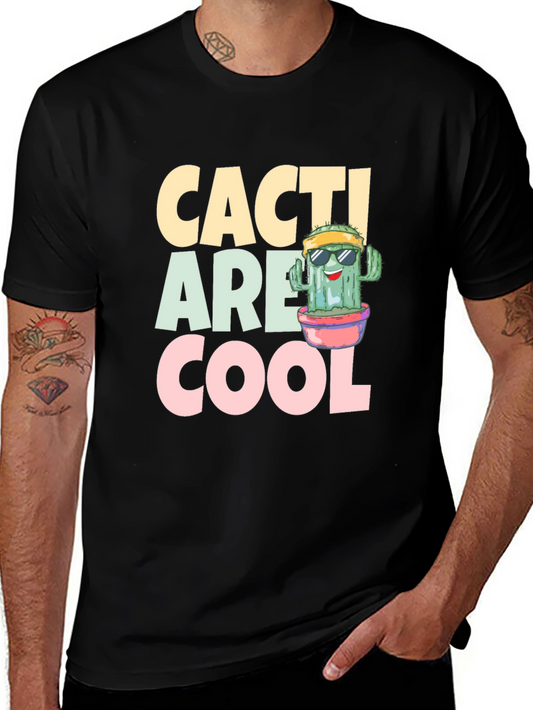 Camiseta Negra Cacti Are Cool