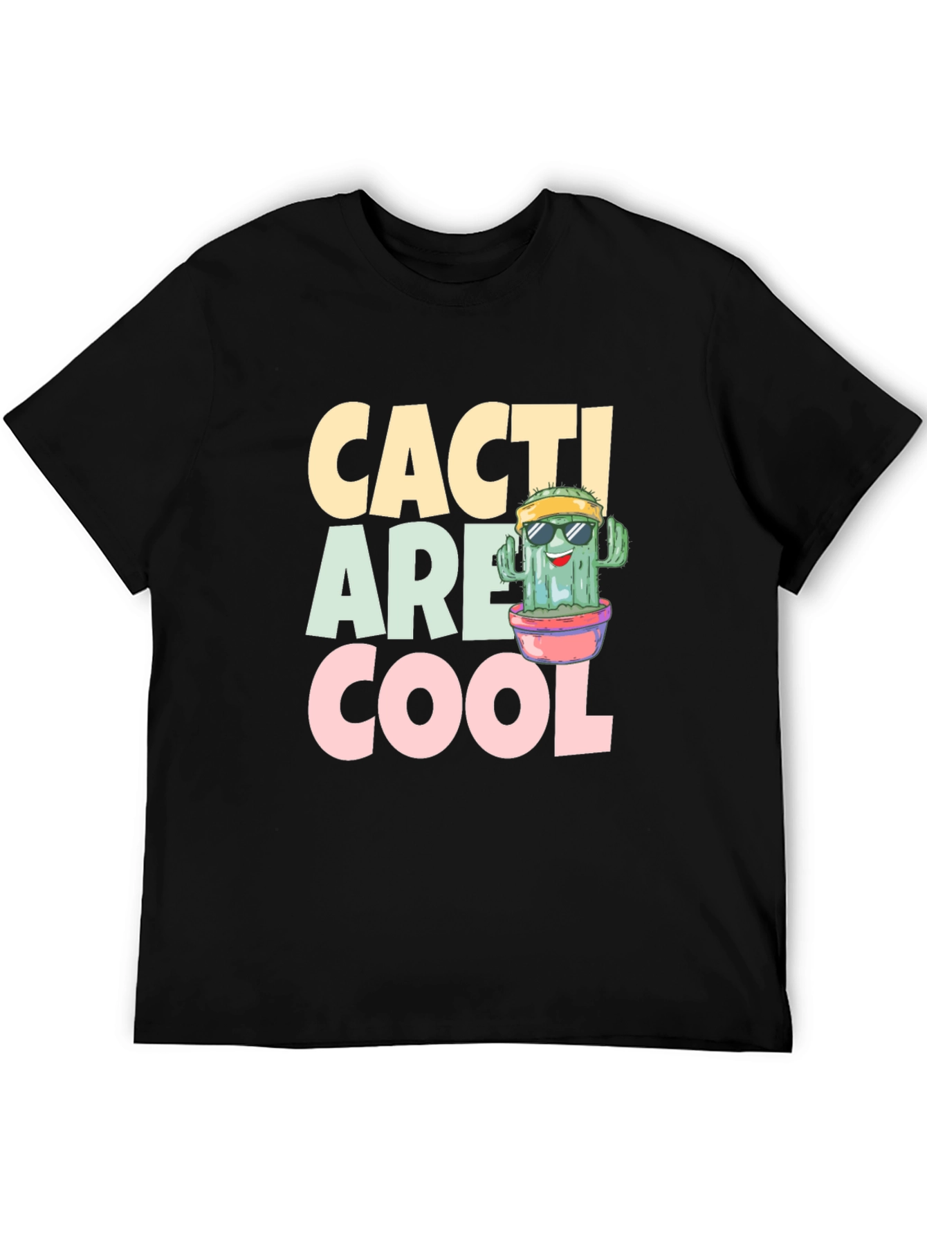 Camiseta Negra Cacti Are Cool
