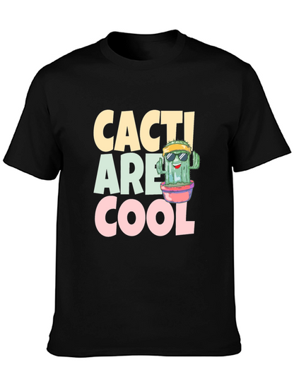 Camiseta Negra Cacti Are Cool