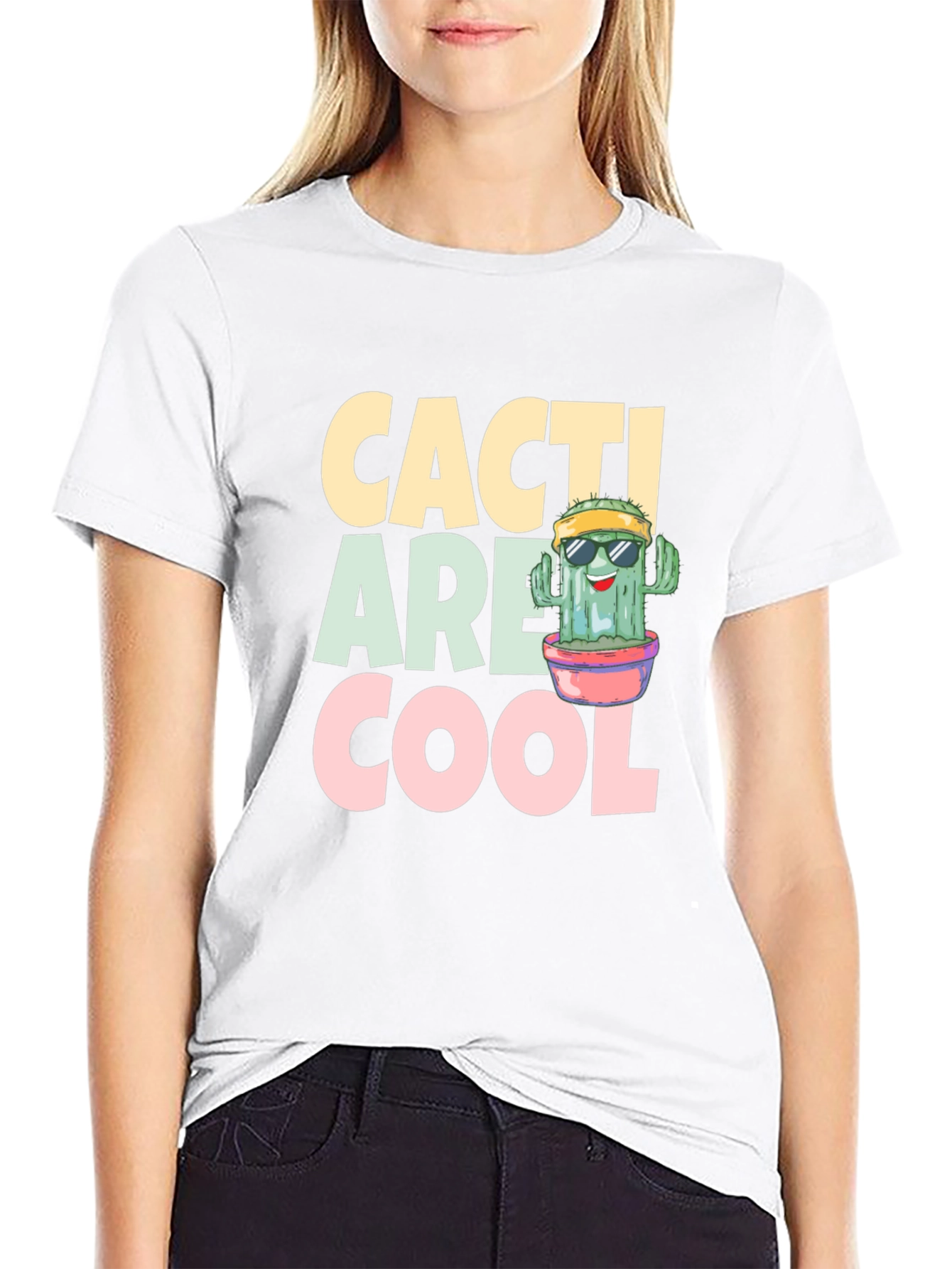Camiseta Negra Cacti Are Cool