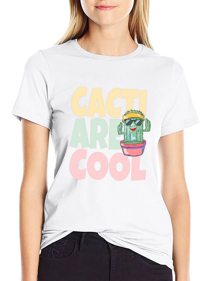Camiseta Negra Cacti Are Cool