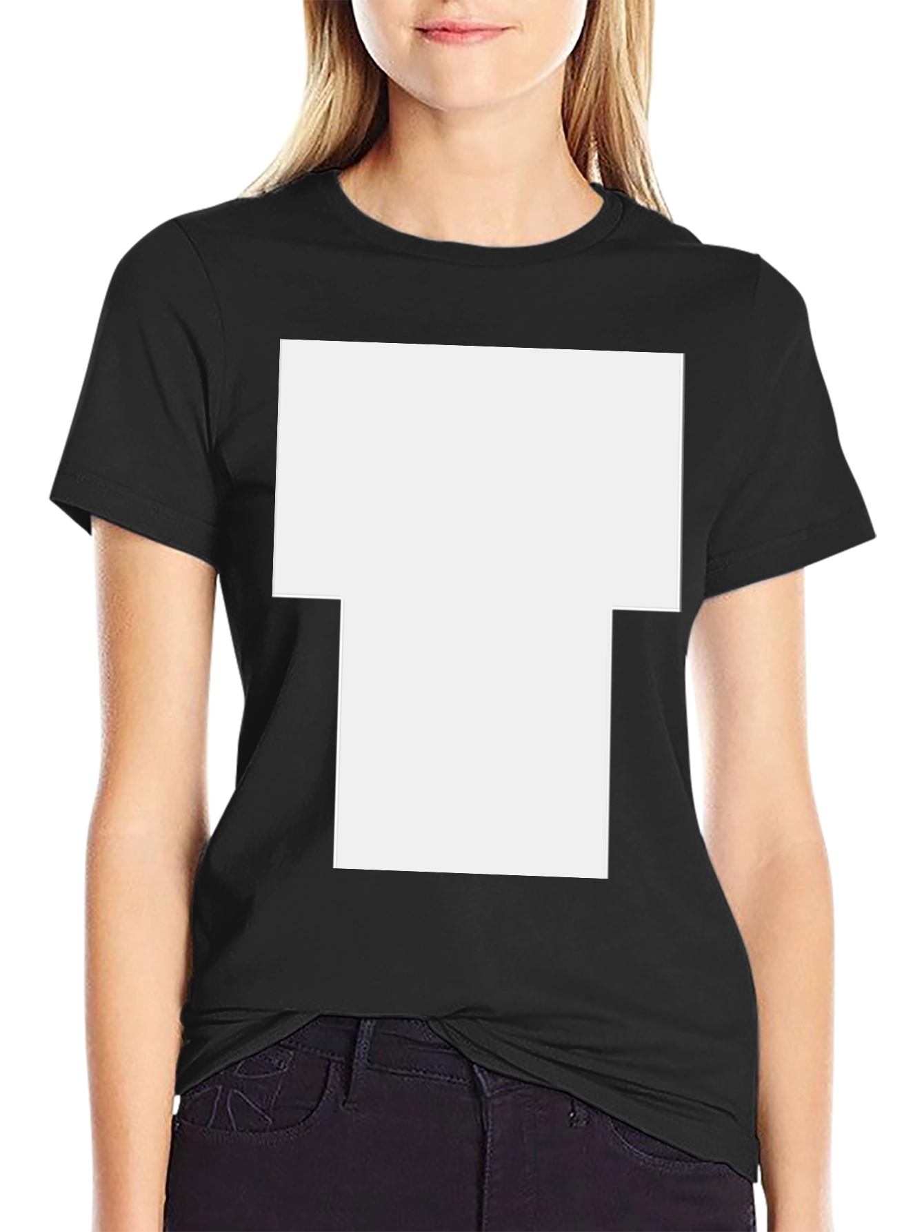 Camiseta Negra Diseño Moderno Personalizable