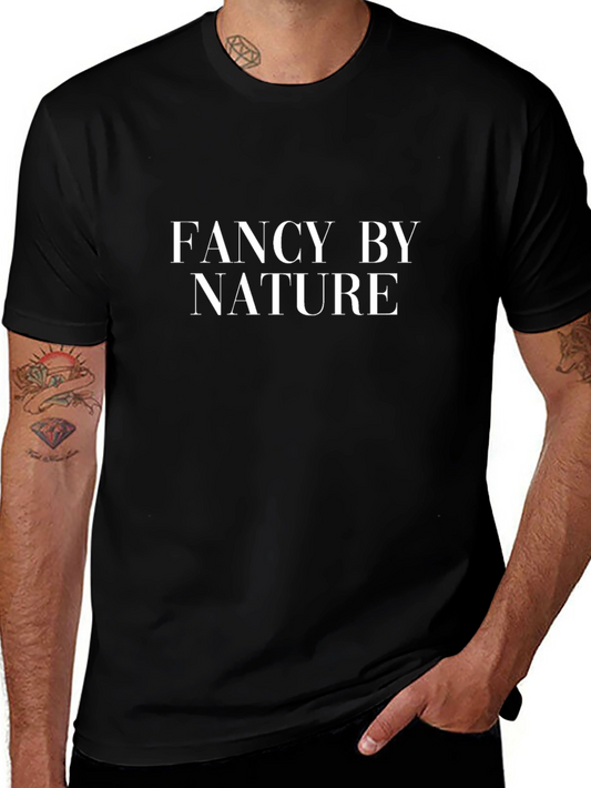 Camiseta Negra Fancy by Nature para Hombre