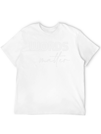 Camiseta Negra: Words Matter