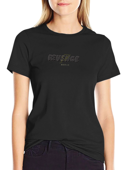 Camiseta Negra Revenge - Estilo Urbano