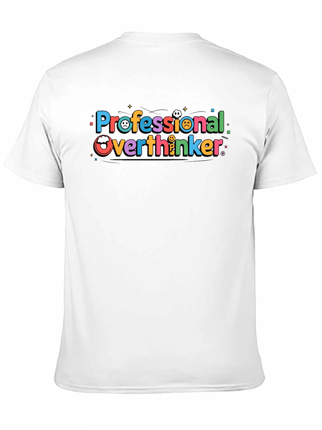 Camiseta Negra Professional Overthinker