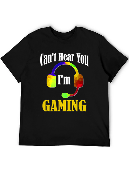 Camiseta Gamer: No te oigo estoy jugando