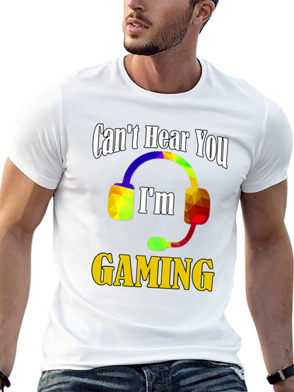 Camiseta Gamer: No te oigo estoy jugando