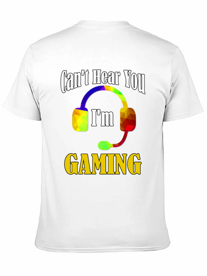 Camiseta Gamer: No te oigo estoy jugando