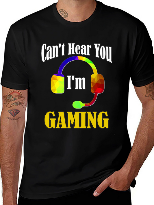 Camiseta Gamer: No te oigo estoy jugando