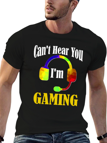 Camiseta Gamer: No te oigo estoy jugando