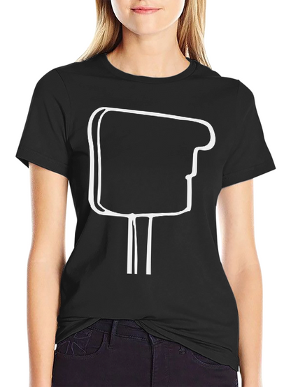 Camiseta Negra Hombre - Diseño Abstracto Moderno