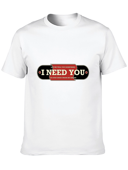 Camiseta Negra I Need You